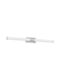 Spot Light Lamp Bathroom with Integrated LED and Natural White Light Silver