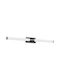 Spot Light Lamp Bathroom with Integrated LED and Natural White Light Black