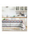 Kotonia Home Τραπεζομάντηλο Βαμβακερό Σετ T36 150x300εκ.