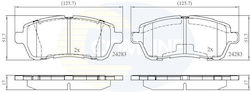 Комплект Дискови Спирачки Предни Ford Mazda Cbp01618 Комплект Дискови Спирачки Предни Ford Mazda Cbp01618