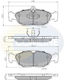 Σετ Δισκοφρενα Εμπρ Chevrolet-daewoo-opel Cbp0134