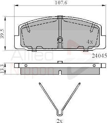Mazda Adb0986 Rückfahrbremsscheiben Set Mazda Adb0986 Rückfahrbremsscheiben Set