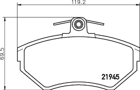 Τακακια Passat Golf 16v 84 443-698-151-g-pag