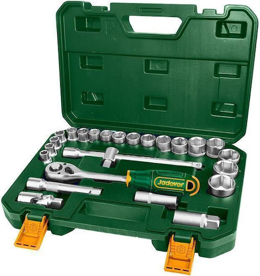 Jadever Set Ratchet 1\2" 25pcs