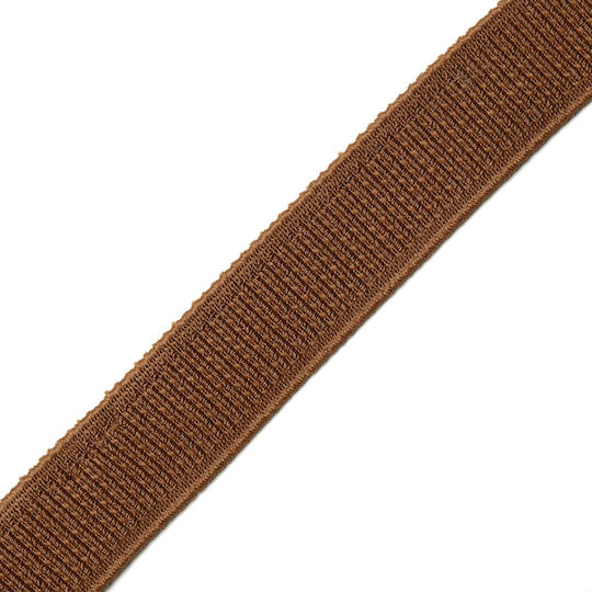 Elastisches Kappbares Wechselndes Polyester Braun 2cm Meter