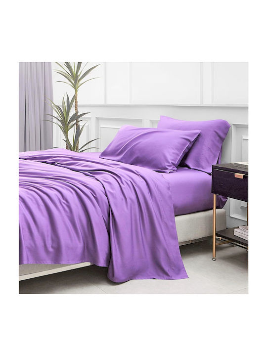 Kotonia Home Sheet Super-Double 220x240cm. Lilac