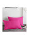 Kotonia Home Σετ Μαξιλαροθήκες με Φάσα Fuchsia 50x80εκ.