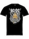 Pegasus Unisex Schwarz Bedruckte Blusen Ac/DC Hells Bells