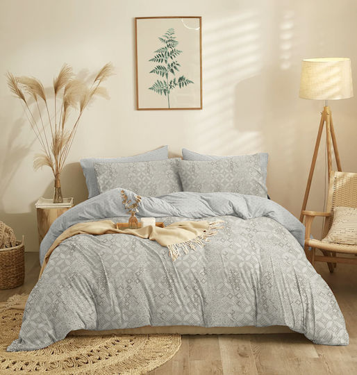 Cokitex Set Cearșafuri King Size 260x280cm. Marta Gri 4buc