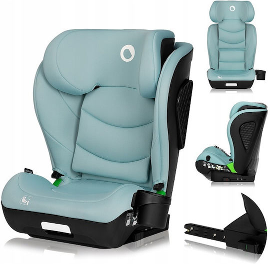 Lionelo Neal Baby Car Seat High-back Booster i-Size with Isofix Green Turquoise