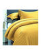 Kotonia Home Cuvertură Extra-dublu Bumbac Mustard 220x240cm