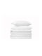 Kotonia Home Set Pilotă Dublu cu Umplutură Microfiber 200x220cm Alb 3buc 150 g/mp²Gsm