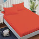 Kotonia Home Protecție pentru Saltea King Size Portocaliu 180x200+20buc