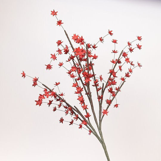 Kunstblume Zweig Foam Blume Kirsche Rot 45x105cm Verpackung 2 Stücke