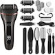 Set Pilă Electrică Pentru Picioare 10 Bucăți Tălpi Călcâie Arvada Drskin V-601 Afișaj Digital Led Baterie 1200 mAh Încărcare Usb Rezistentă la Apă 3 Role 2000 Rpm Accesorii Incluse Îndepărtare Piele Moartă Îndepărtare Calus Negru