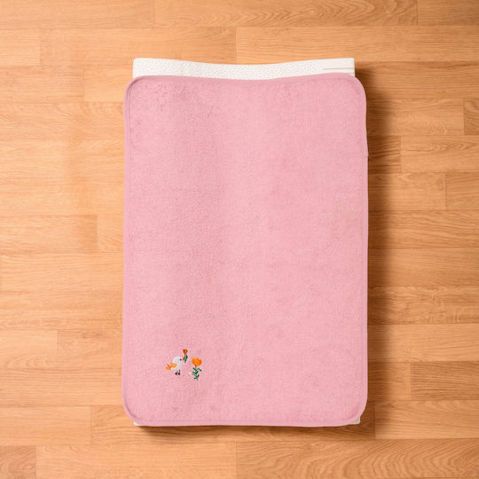 abo Wasserdichtes Wickeltuch Rosa 50x70cm.