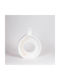Decorative Vase Natural White 25x6x32cm