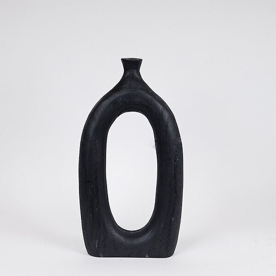 Decorative Vase Black 25x7x48cm