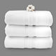 Lin De Luxe Hotel Bathroom Towel 160x100 cm White