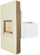 Luxion Cat6 Rj45 Internet Socket Module 1m Gold