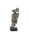 Decorative Polyresin 9x10x26 Face Black Gold Keskor 67237-2