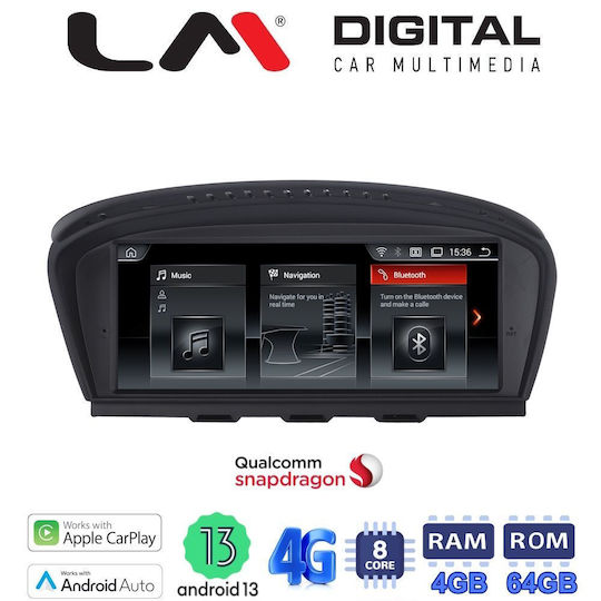LM Digital Ηχοσύστημα Αυτοκινήτου για BMW E60 2005 > 2010 (Bluetooth/USB/WiFi/GPS/Apple-Carplay/Android-Auto)