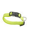 Green Dog Collar Magnetic Buckle Easy To Use Maximum Safety M