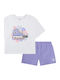 Kids Clothing Set with Shorts Summer 2 Pieces White