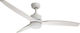 Morris Ventilator De Tavan 132cm Cu Lumină Albă