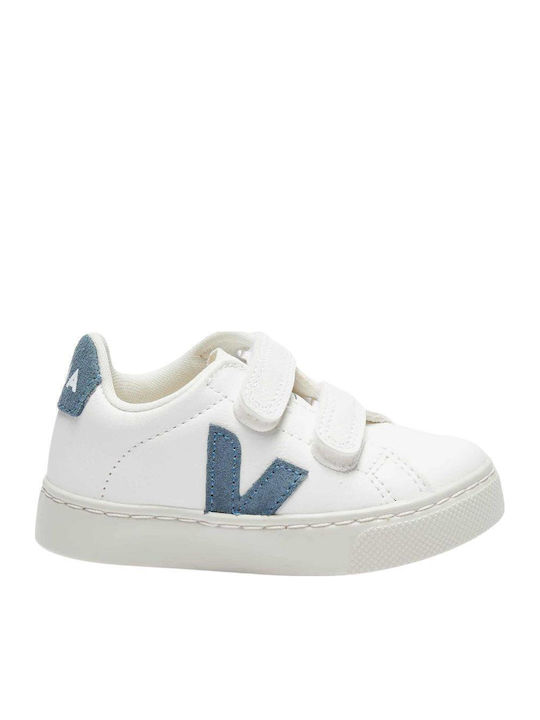 Veja Παιδικά Sneakers με Σκρατς Λευκά