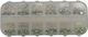 Beauty Salon Nail Case Strass Silver Iridescent 12 Slots