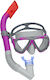 Sea Mask Silicone with Snorkel in Purple color