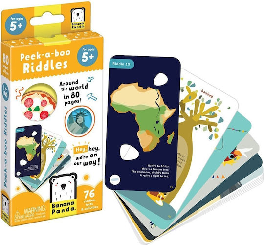 Banana Panda Peek-a-boo Riddles Educational Game Knowledge for 5+ years Years Old