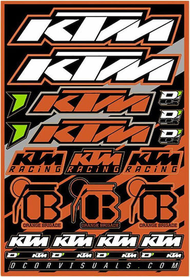 Dcor Visuals Φύλλο Αυτοκόλλητα Ktm 40-30-100