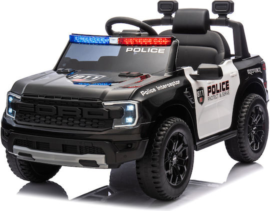 Ford Police Car Μονοθέσιο με Τηλεκοντρόλ Τύπου 12 Volt Μαύρο για 3+ Ετών
