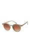 Paolo Moss Women's Sunglasses with Beige Frame and Beige Gradient Lens