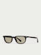 Chimi Novis Unisex Sunglasses With Brown Tartaruga Horn-Rimmed Frame And Green Lens