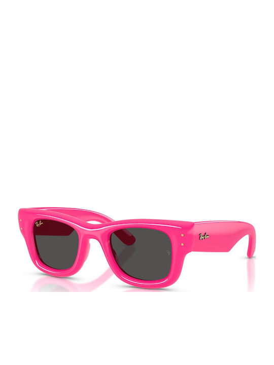 Ray Ban Wayfarer Γυαλιά Ηλίου Ροζ με Κοκκάλινο Σκελετό