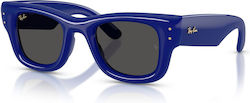 Ray Ban Wayfarer Γυαλιά Ηλίου Μπλε με Κοκκάλινο Σκελετό
