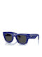 Ray Ban Wayfarer Men's Sunglasses with Blue Plastic Frame and Blue Lens RB4940 6833/87