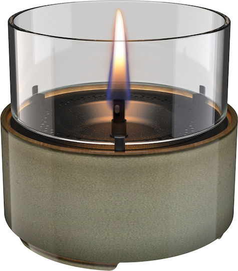 Tenderflame Επιτραπέζιο Τζάκι Βιοαιθανόλης Εσωτερικού Χώρου Πράσινο 14.2x13.5cm