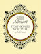 Dover Publications Mozart W.a Symphonies Nos 22-34 Full Score