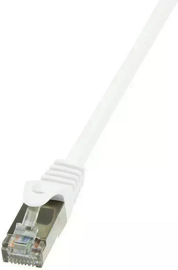 LogiLink F/UTP Cat.6 (Gigabit) Network Cable Ethernet 15m White