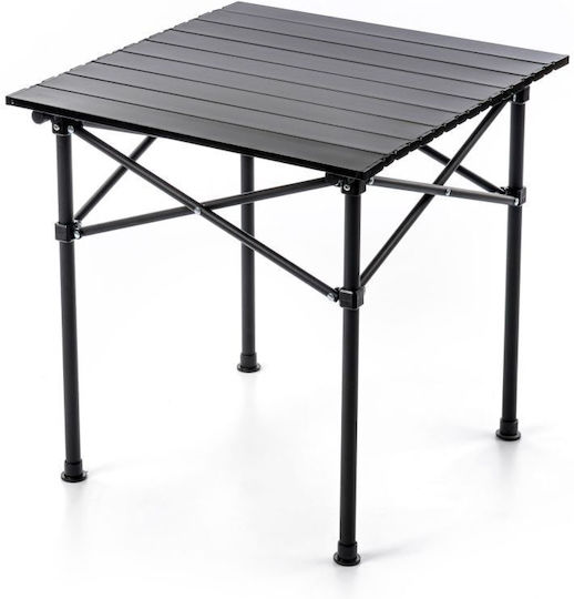 Meteor Table Aluminum for Camping Foldable Black