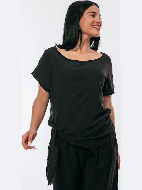 Boutique Damen Bluse Black