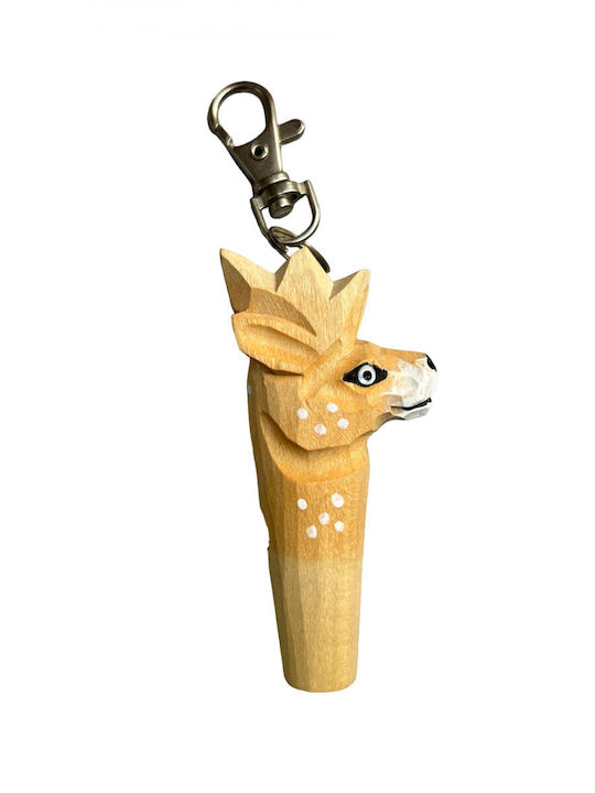 Wooden Art Wooden Keychain Animal – Deer 0710