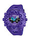 Casio G-shock Digital Ceas Barbatesc cu Baterie cu Cureaua de Cauciuc Violet