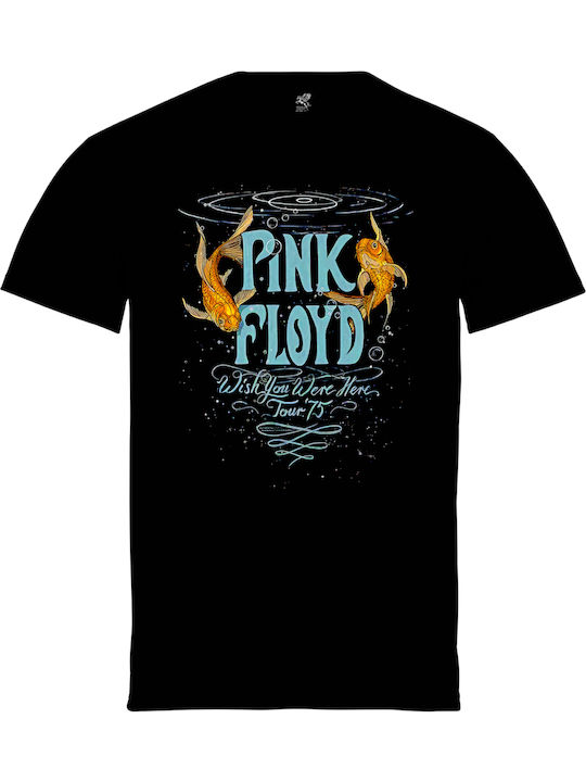 Μπλούζα Εταιρίας Pegasus Μαύρη Τύπωμα Pink Floyd Wish You Were Here Μπλούζα Εταιρίας Pegasus Μαύρη Τύπωμα Pink Floyd Wish You Were Here