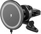 Logilink Car Holder Magnetic Support Iphone Usb-a Max 15w Overvoltage Protection Black "pa0333"