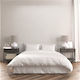 Kotonia Home Pătură de Hotel Alb Super dublu 220x240cm Bumbac 1buc